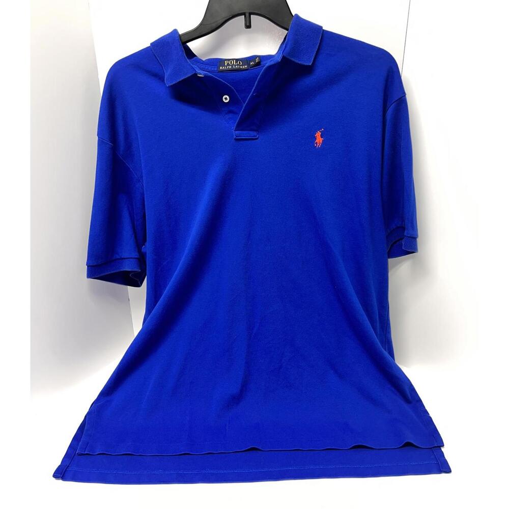 Polo Ralph Lauren Men's XL Classic Fit Polo Shirt - Vibrant Blue